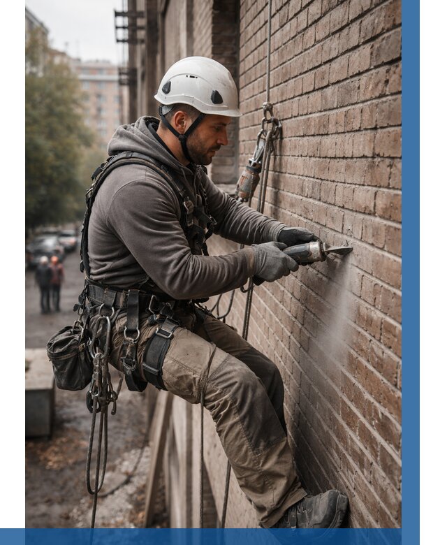 Расшивка кирпичных швов в Новотроицке от 628 р. | ВЫСОТНИК-Нвт