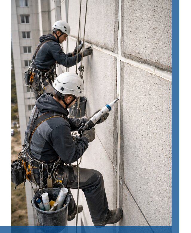 Герметизация межпанельных швов в Новотроицке от 733 р. | ВЫСОТНИК-Нвт