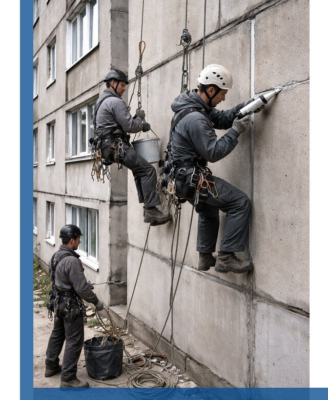 Герметизация межпанельных швов в Новотроицке с гарантией герметичности