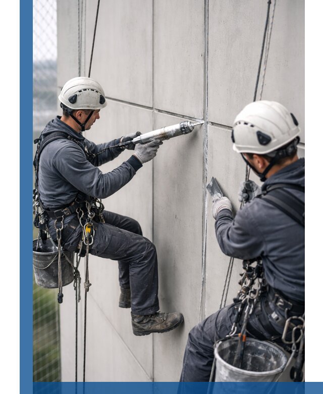 Первичная герметизация швов фасадов и кровель в Новотроицке