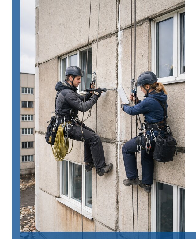 Герметизация межпанельных швов тёплым швом в Новотроицке