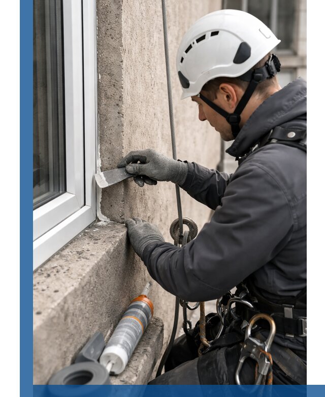 Герметизация монтажных швов окон в Новотроицке с гарантией качества