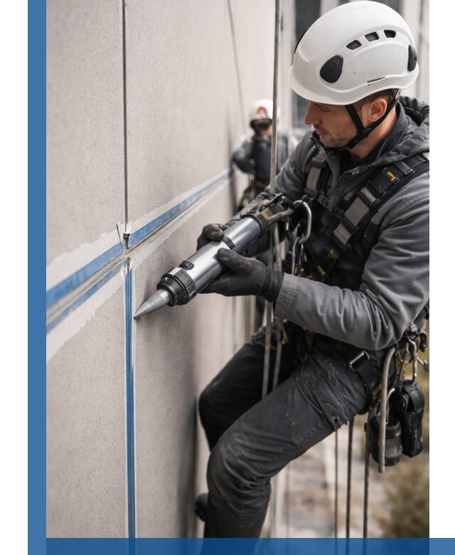 Герметизация стыков фасадных панелей в Новотроицке качественно и быстро