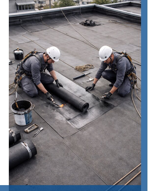 Ремонт мягкой кровли под ключ в Новотроицке от 733 р. | ВЫСОТНИК-Нвт