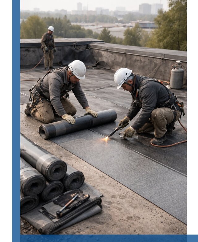 Монтаж мягкой кровли в Новотроицке профессионально и надежно