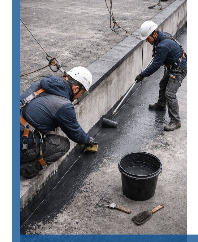 Гидроизоляция кровли жидкой резиной профессионально в Новотроицке