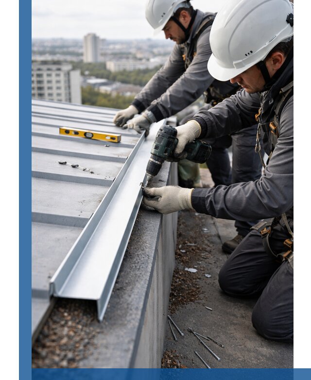 Монтаж капельника на кровле в Новотроицке с гарантией качества