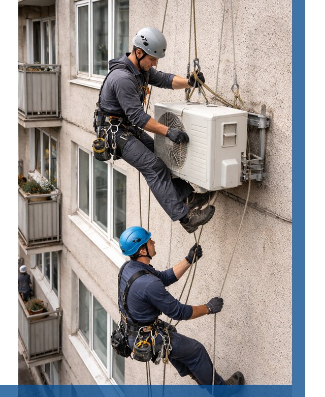 Перенос внешнего блока кондиционера в Новотроицке от 9421 р.| ВЫСОТНИК-Нвт