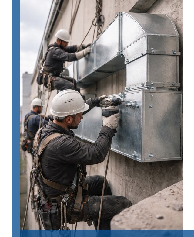 Профессиональный монтаж вентиляционных коробов в Новотроицке под ключ