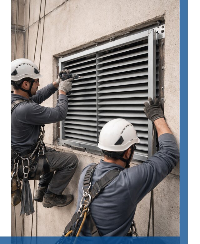 Монтаж вентиляционных решеток в Новотроицке от 4711 р. | ВЫСОТНИК-Нвт