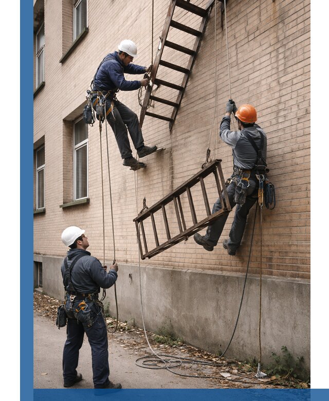 Демонтаж пожарной лестницы в Новотроицке быстро и безопасно
