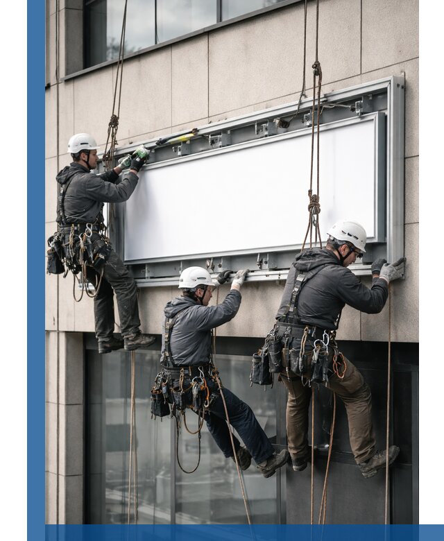 Профессиональный монтаж светового короба под ключ в Новотроицке