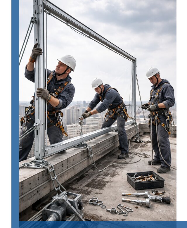 Монтаж крышных рекламных конструкций под ключ в Новотроицке