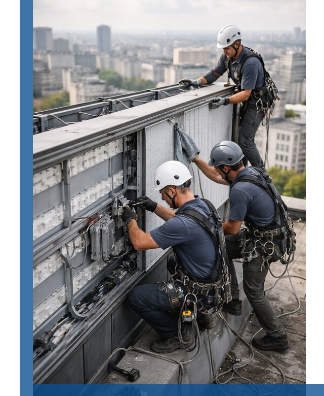 Профессиональное обслуживание крышной рекламы в Новотроицке под ключ