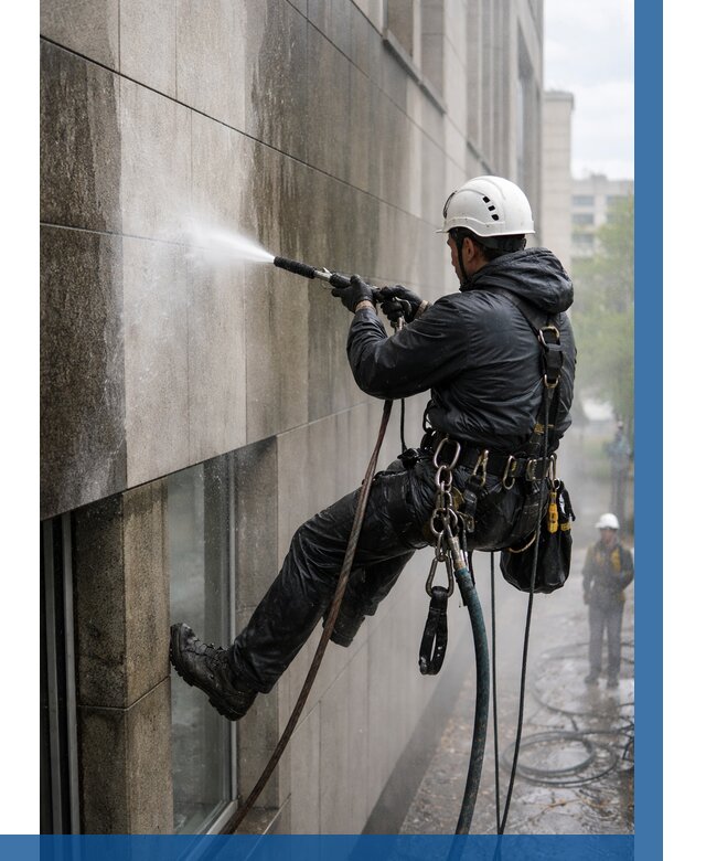 Гидроструйная очистка поверхностей в Новотроицке от 890 р. | ВЫСОТНИК-Нвт