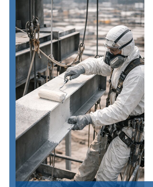 Профессиональная огнезащитная обработка металлоконструкций в Новотроицке