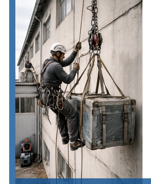 Подъем грузов на высоту в Новотроицке для промышленных объектов