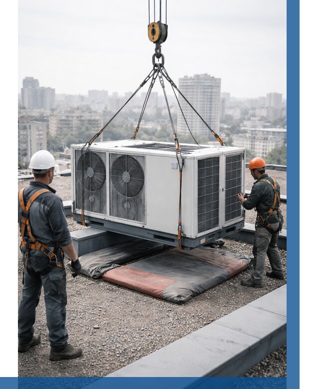 Подъем груза на крышу в Новотроицке от 5234 р. | ВЫСОТНИК-Нвт заказать