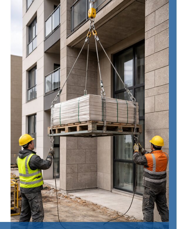 Подъем керамогранита на этаж в Новотроицке от 3664 р. | ВЫСОТНИК-Нвт