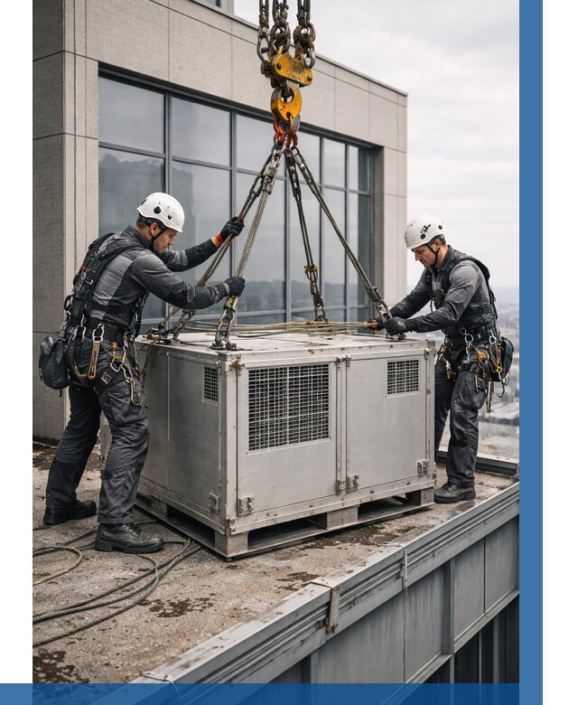 Такелажные работы на высоте в Новотроицке от 8374 р. | ВЫСОТНИК-Нвт