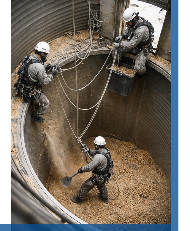 Чистка зерновых бункеров в Новотроицке от 12562 р. | ВЫСОТНИК-Нвт