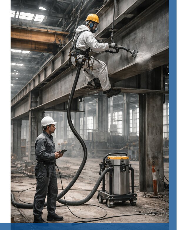 Обеспыливание конструкций в цехе в Новотроицке от 4397 р. | ВЫСОТНИК-Нвт