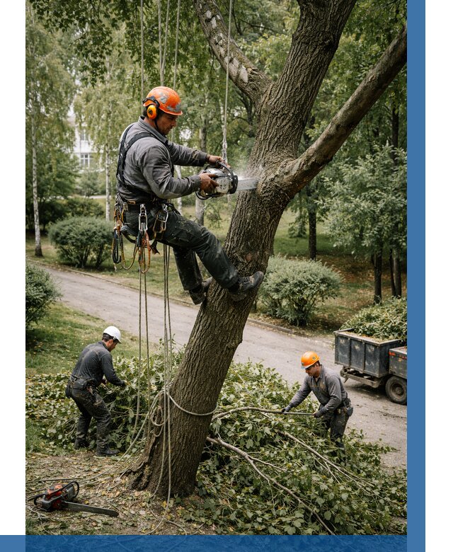 Кронирование деревьев в Новотроицке от 6804 р. | ВЫСОТНИК-Нвт