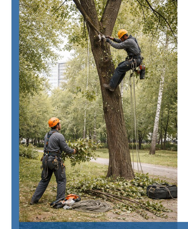 Санитарная обрезка деревьев в Новотроицке, профессионально и безопасно