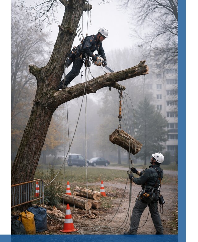 Удаление аварийных деревьев в Новотроицке от 15702 р. | ВЫСОТНИК-Нвт
