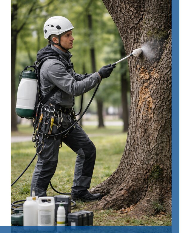 Обработка деревьев от вредителей в Новотроицке от 4711 р. | ВЫСОТНИК-Нвт