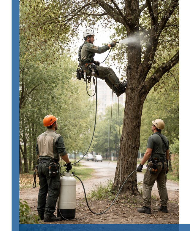 Обработка деревьев от вредителей в Новотроицке профессиональная защита