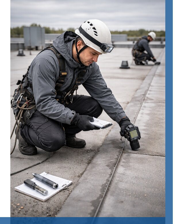 Обследование кровли на протечки в Новотроицке от 4711 р. | ВЫСОТНИК-Нвт