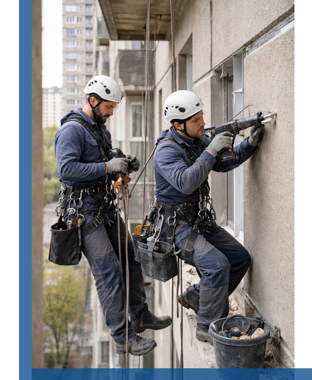 Промышленные альпинисты высотные работы и монтаж в Новотроицке